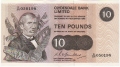 Clydesdale Bank Ltd 1963 To 1981 10 Pounds,  1. 2.1978